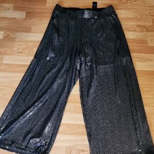 Torrid Senqnce High Waist Wide Leg Dress Pant 1R